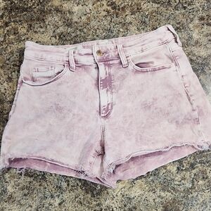 Universal Thread Light Pink Acid Wash Jean Shorts